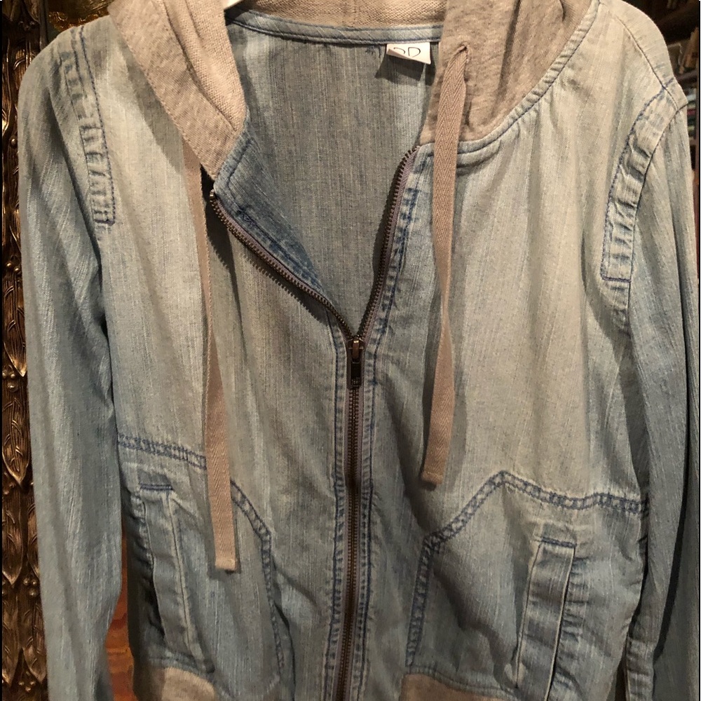 BP jean sweatshirt zip up hoodie